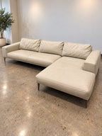Artefacto Leather Chaise Sectional - opposite angle