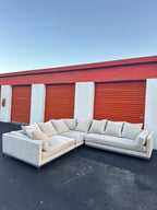 Luxury Cream Sectional Sofa – 3-Piece L-Shape